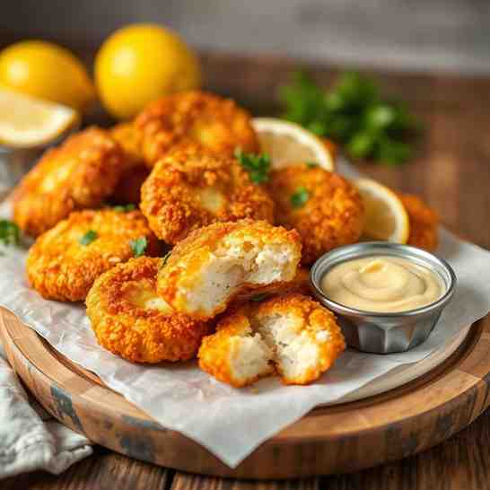 Crispy Salted Cod Fish Fritters Recipe